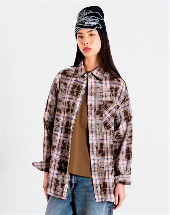 WBZimo Check Skjorte - Pink